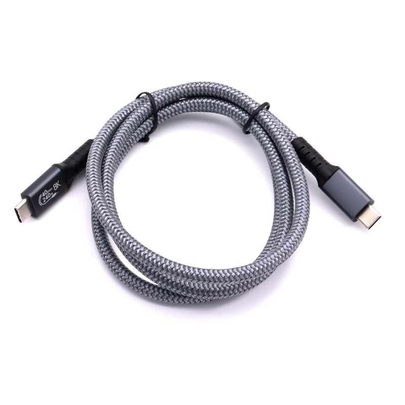 Photo 1 of LOKEKE 240W USB 4.0 PD Type C Cable for Thunderbolt 4, 8K@60Hz 40Gbps USB Type C Male to USB C Male Cable Cord Wire Compatible with MackBook i Pad Galaxy Laptop