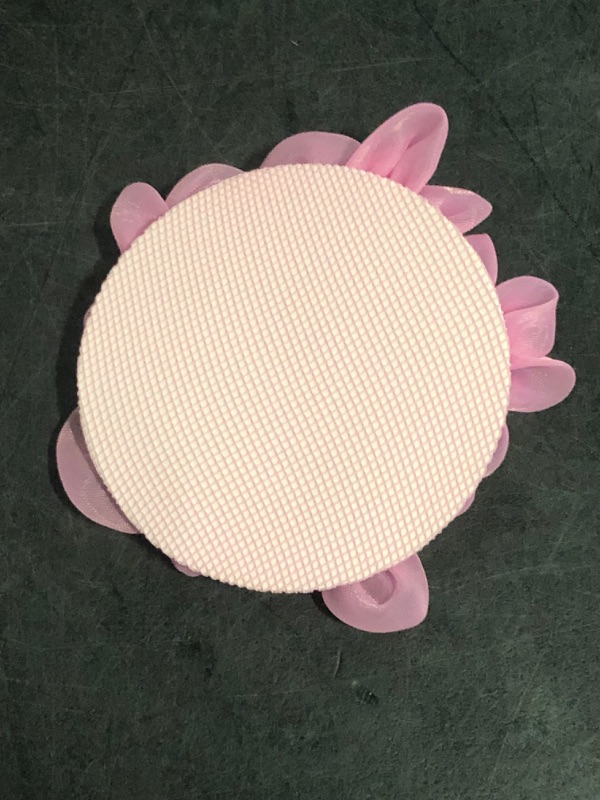 Photo 1 of *Similar to Picture** Adjustable Dance Hair Net with Flower Girls Child Ballet Dance Skating Hair Net Lacework Bun(Pink)