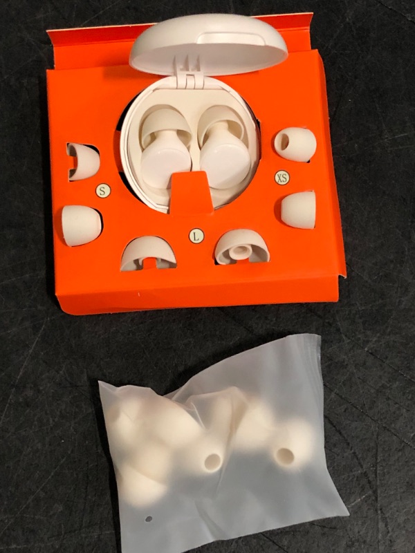 Photo 1 of Ear Plugs for Sleeping Noise Cancelling, 45dB Soft Earplugs for Concert, Reusable Ear Plugs for Noise Reduction with Case & 8 Eartips, for Sleeping, Concert, Working, Studying, Traveling (Off White)