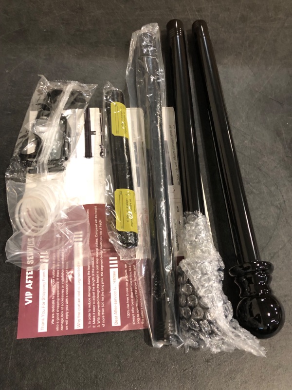 Photo 1 of Extra Long Curtain Rods 120-inch To 170-inch,1”Heavy Duty for Living Room,Bedroom,Outdoor Patio,Metal Drapery Rod for 10-14.2 ft Curtain Pole With 4 Adjustable Brackets