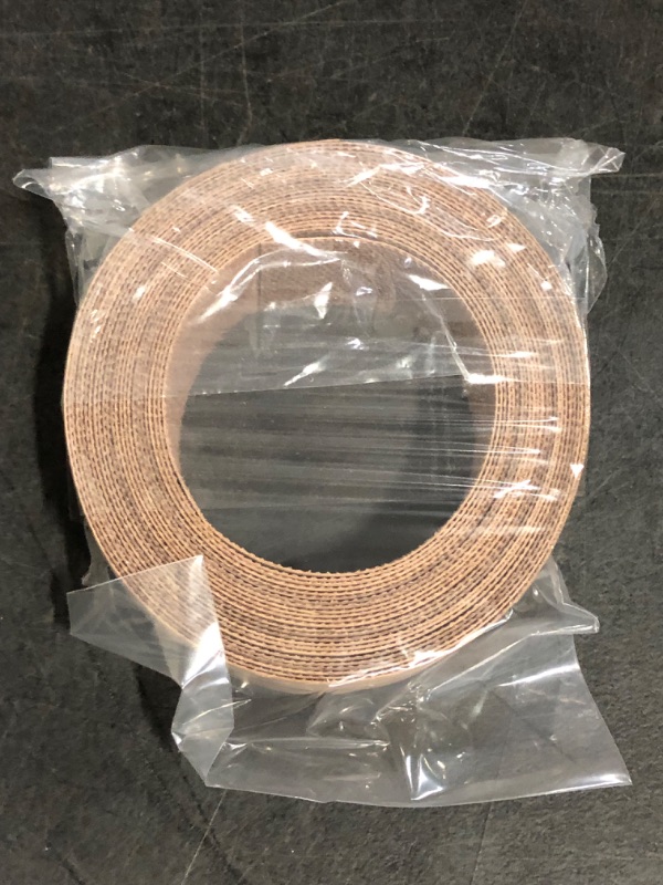 Photo 1 of 1-1/2 Inch x 50ft Roll of Walnut Wood Veneer Edge Banding, Veneer Edge Banding, Pre-glued Flexible Veneer Edging, Real Wood Tape Banding for Cabinet Repair Furniture Restoration