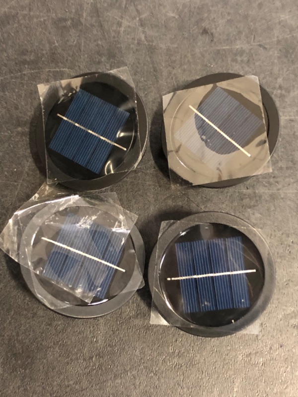 Photo 1 of 4 Pack Solar Light Replacement Top, 2.76 Inch Waterproof Solar Lantern Light Parts for Outdoor Garden, Pathway, Yard Lights & Decor (Fits Lanterns with 2.36 to 2.76 Inch Openings)