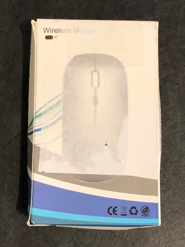 Photo 1 of Bluetooth Mouse for Laptop/MacBook/iPad/Android PC,Rechargable Quiet Slim Wireless Mice Compatible with Windows/Linux/Tablet,Black