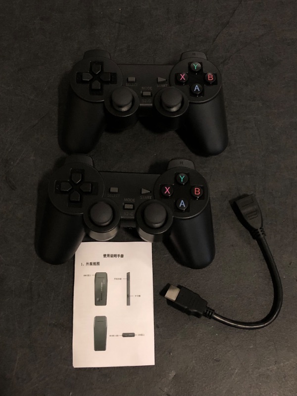 Photo 1 of  2025 Retro Gaming Console Pro 4K HDMI with 20,000+ Built-in Classic Video Games - Plug & Play Game Stick for TV with 2 Wireless Controllers | 23 Emulator Support 64GB
