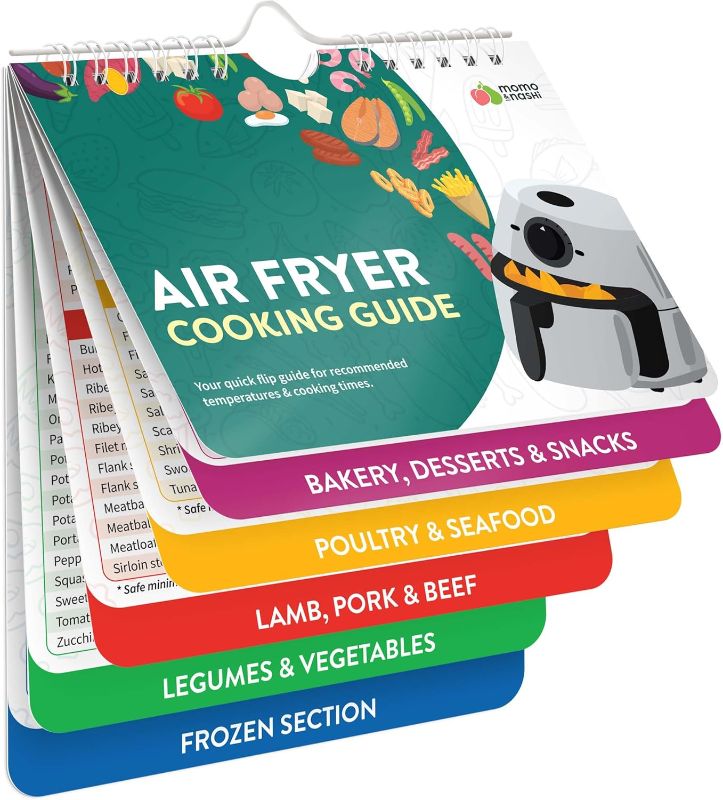 Photo 1 of Air Fryer Cheat Sheet Magnets Cooking Guide Booklet - Air Fryer Cookbooks - Air Fryer Liners - Air Fryers Kitchen Gifts Gadgets 2025 - Air Fryer Accessories - Air Fryer Cooking Guide