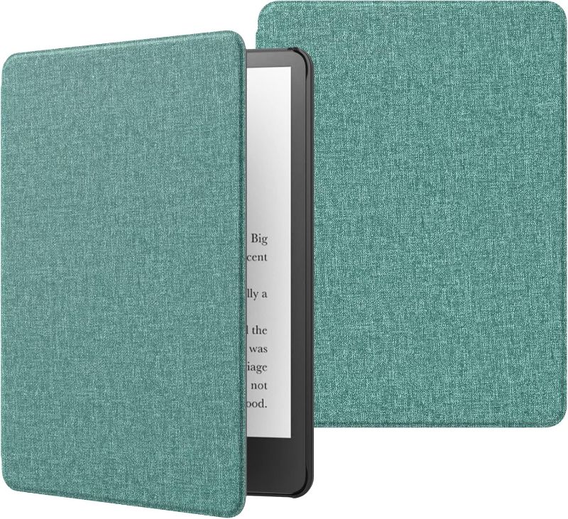 Photo 1 of MoKo Case for 6.8" Kindle Paperwhite (11th Generation-2021) and Kindle Paperwhite Signature Edition, Lightweight Shell Cover with Auto Wake/Sleep for Kindle Paperwhite 2021 E-Reader, Denim Green