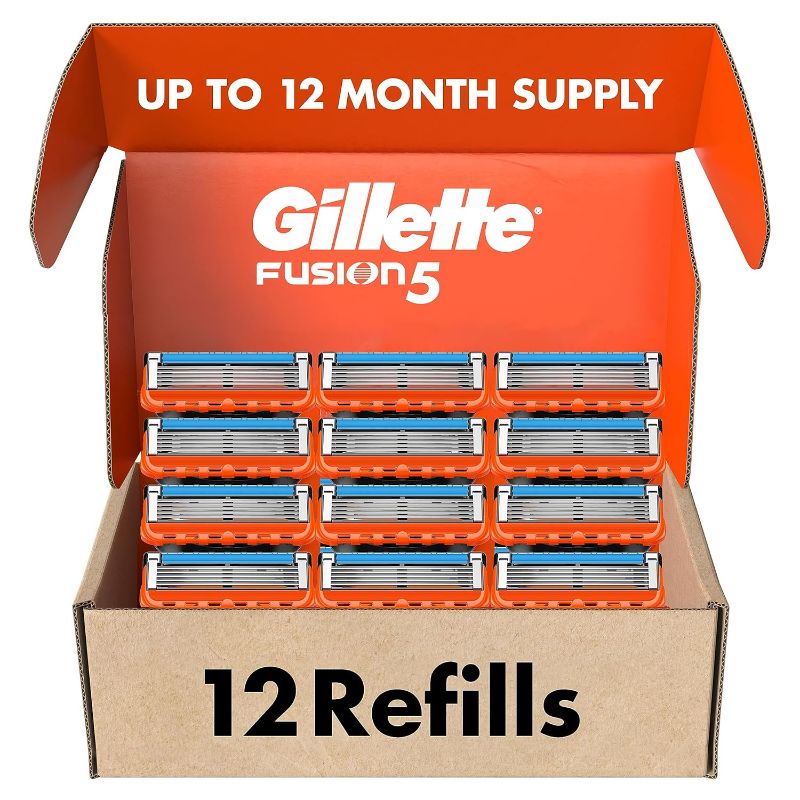 Photo 1 of Missing One ** Gillette Fusion5 Mens Razor Blade Refills, 12 Count, Lubrastrip for a More Comfortable Shave
