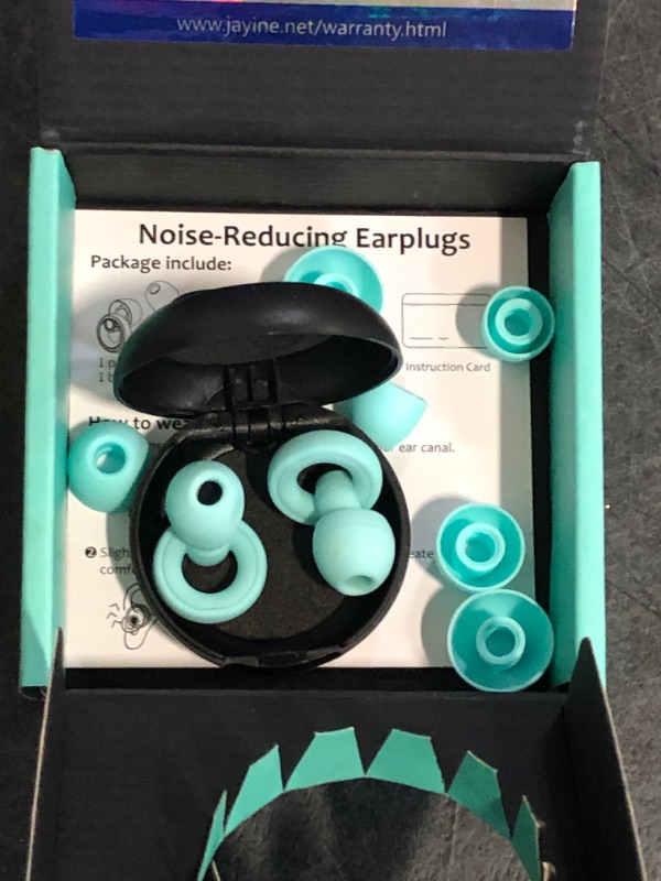 Photo 1 of Ear Plugs for Sleeping Noise Reduction, Earplugs for Noise Cancelling with 5 Pair Ear Tips in S/M/L,30-35dB High Fidelity Hearing Protection Ear Plugs for Sleep,Snoring,Focus,Noise Sensitivity