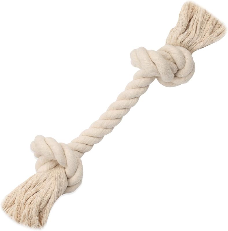 Photo 1 of Barida Pet Supplies 100% Natural Cotton Rope Dog Toys, Premium White Cotton Dog Chew Toys, Puppy Chew Ropes for Teething, Tough Ropes for Puppy, Small and Medium Dogs