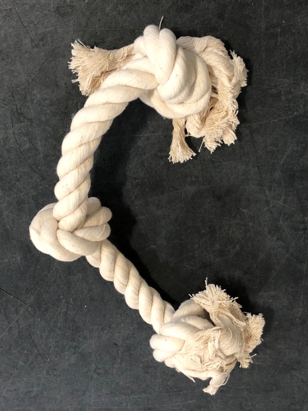Photo 1 of Barida Pet Supplies 100% Natural Cotton Rope Dog Toys, Premium White Cotton Dog Chew Toys, Puppy Chew Ropes for Teething, Tough Ropes for Puppy, Small and Medium Dogs