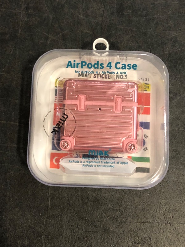 Photo 1 of Miak for Airpods 3rd Generation Case with Shock Resistant, Protective Cover and Charging Friendly, Rose Pink