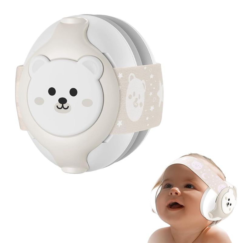 Photo 1 of Missing One Ear** Baby Headphones-Infant Ear Protection for Babies 0-36 Months, 25dB NRR Baby Noise Cancelling Headphones with Little Bear Design,Travel Essentials for Airplane/Improves Sleep/Outdoor