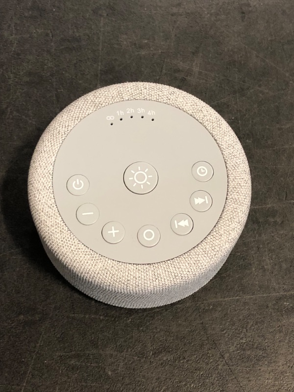 Photo 1 of Sound Machine Night Light White Noise Machine 30 Non Looping Sounds 12 Lights 5 Timers 36 Adjustable Volume Memory Function Brown Noise Sleep Sounds Machine for Baby Kids Adult & Home Office Travel