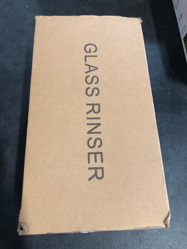 Photo 1 of YBB Pitcher Rinser Cup Washer Glass Cleaning Rinser with Side Sprays, Drain and Drip Tray for Bar Coffee Shop (10.4×6.5×2.6")