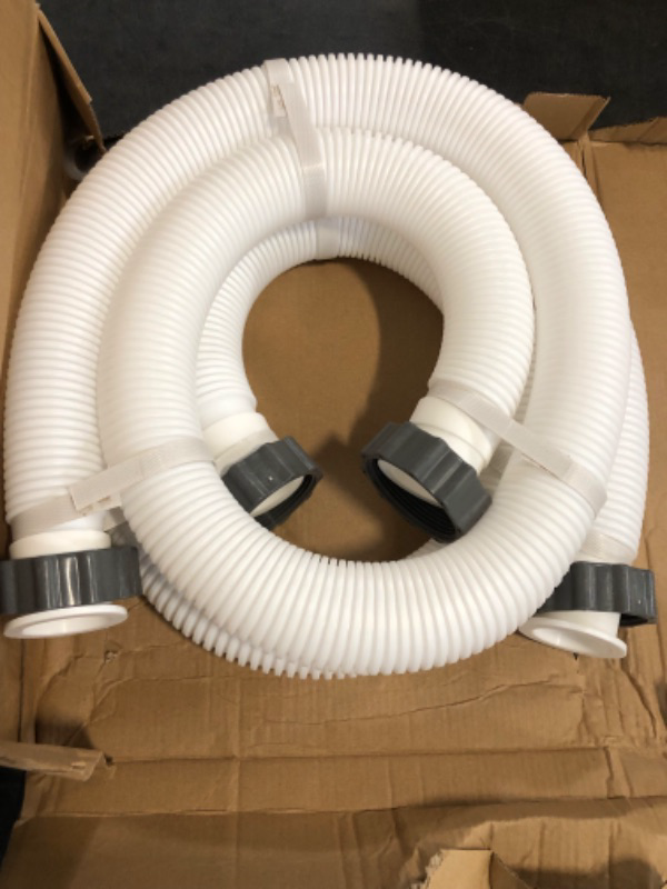Photo 1 of 1.5" Pool Pump Hose for Intex Sand Filter Pumps & Saltwater Systems, 29060E Pool Filter Hose for Intex & Coleman Above Ground Pools Parts- 59" Long replacement hoses (Set of 2)