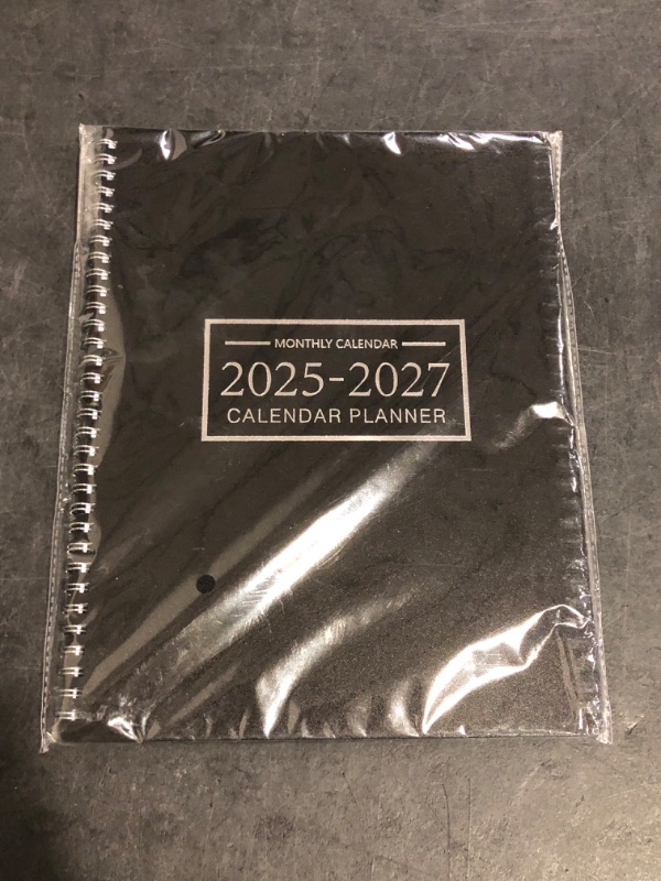 Photo 1 of Monthly Planner 2025-2027, 2025 Calendar 24 Months Planner, JULY 2025 - JUNE 2027, 8.5" x 11", 2025 Academic Planner Hard PVC Cover with Spiral Bound, Perfect for School & Office for Women & Men