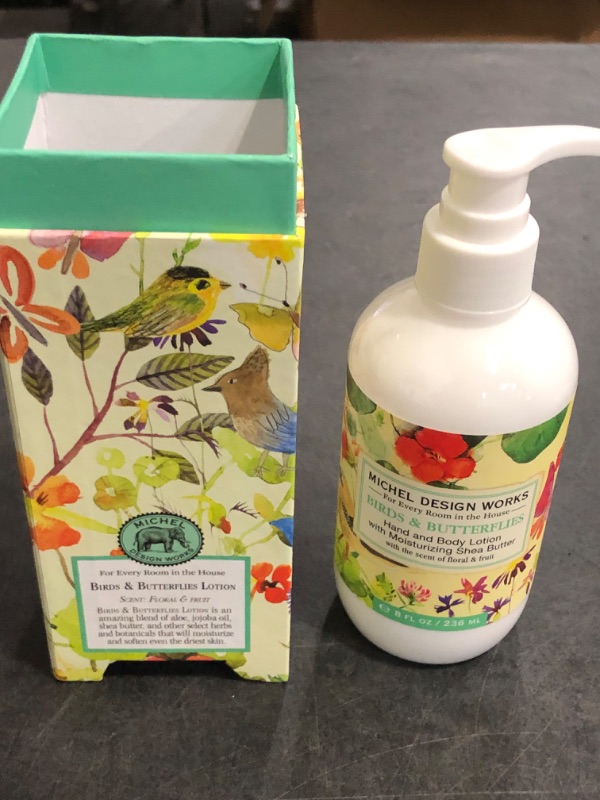 Photo 1 of Michel Design Works Hand and Body Lotion, Birds & Butterflies