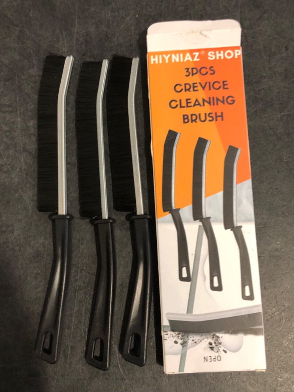 Photo 1 of 3Pcs Crevice Cleaning Supplies, Crevice Cleaning Brushes Tool, Hard Bristle Crevice Cleaning Brush for Household Use, Bathroom Accessories, Kitchen Gadgets