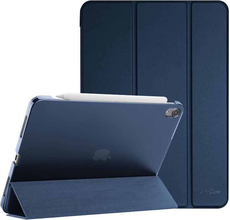 Photo 1 of ProCase Smart Case for iPad Air 11-inch M3 M2 2025 2024/10.9 Air 5th 4th Generation 2022 2020, Protective Cover for Air 5 4 -Navy