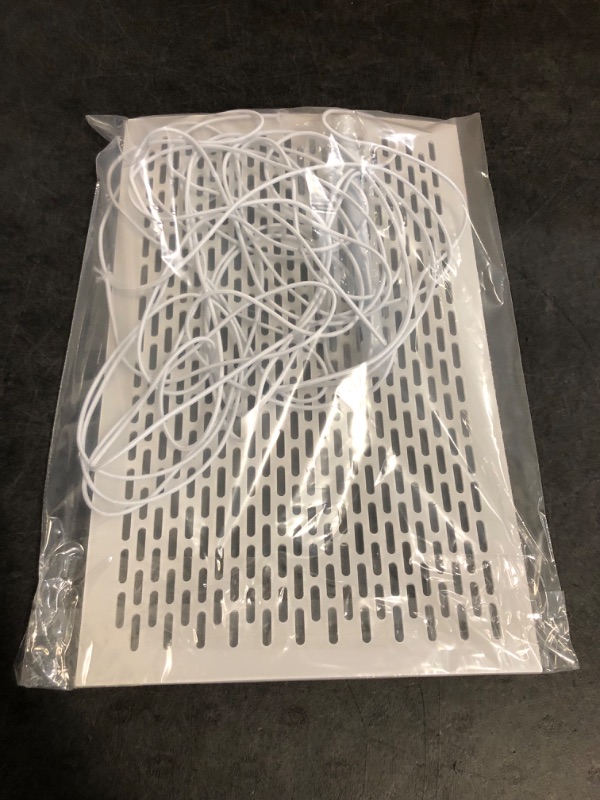 Photo 1 of Skimmer Guard Kit Pool Skimmer Net Leaf Skimmer Catcher Shield Protective Spring Action Net System Leaf Protection Debris Prevent Blockage Easy Assembly Durable White
