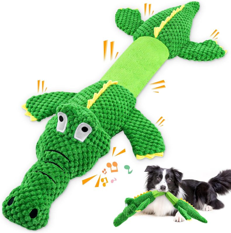 Photo 1 of Dog Toys for Aggressive Chewers : Tough Interactive Tug of War Dog Toys-Squeaky Chew Toys for Small,Medium,Large Breed