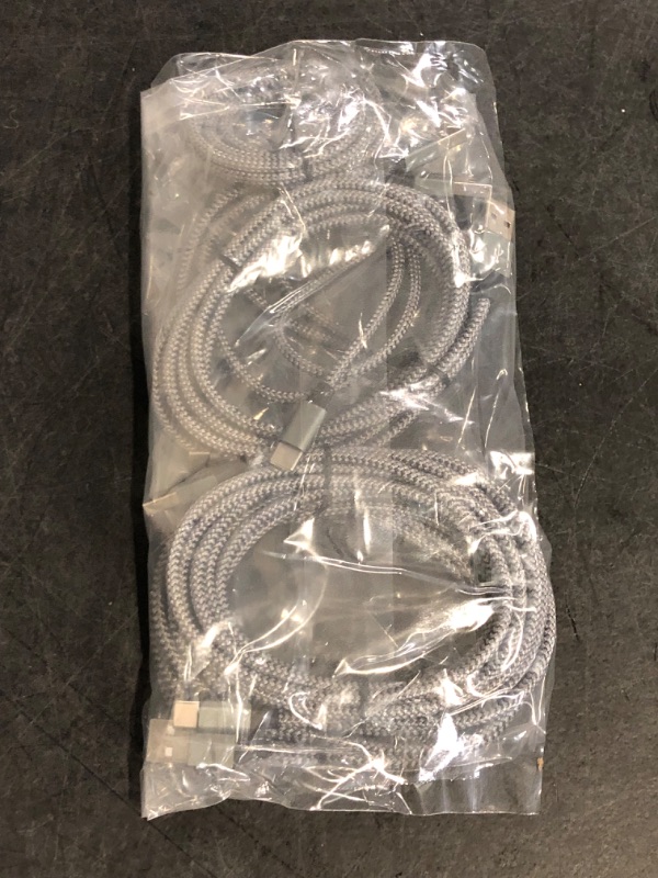 Photo 1 of Apple MFi Certified iPhone 16 Car Carplay Fast Charger Cable, Linocell 5Pack USB C to USB C 100W Fast Car Charging Cord Type C Braided Cable for iPhone 16/16 Pro/16 Plus/16 Pro Max/15/15 Pro/iPad Pro