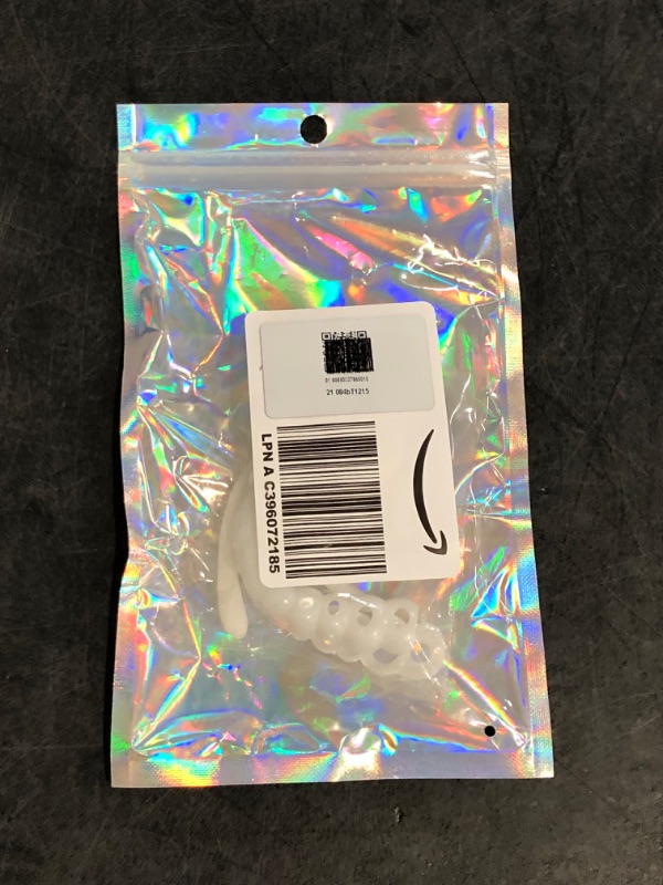 Photo 1 of Cosmetic Snap On Teeth Veneers, Upper and Lower Set, Temporary Dental Cover, White