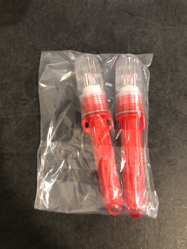 Photo 1 of Boat Flares – Boat Flares Coast Guard Approved Marine, LED BoatFlares, Waterproof Emergency Signaling for Fishing Boats, Life Rafts (Red, 2pcs)
