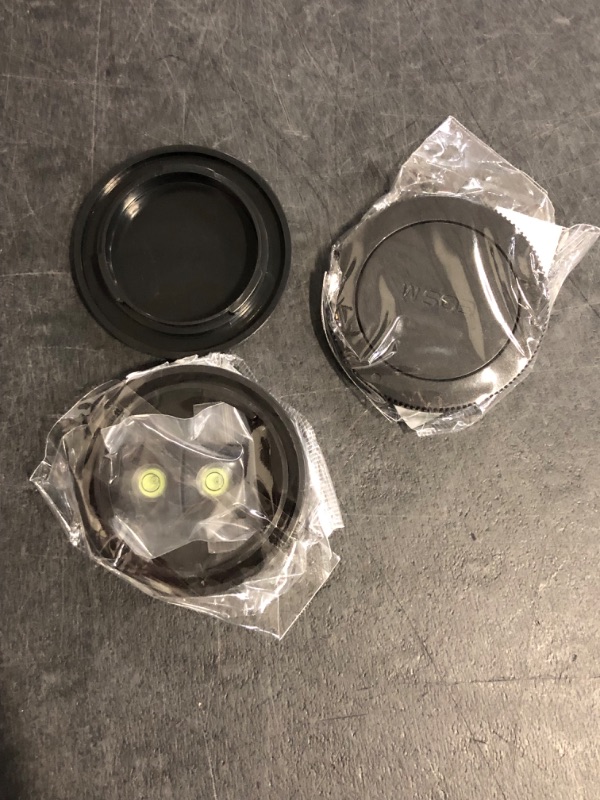 Photo 1 of *Missing one Cap** Body Cap & Rear Lens Cap Cover for Canon EOS R6 EOS R5 EOS R EOS RP EOS R3 EOS R7 EOS R10 EOS R6 Mark ii More Canon RF Mount and Lens Accessories with Hot Shoe Cover