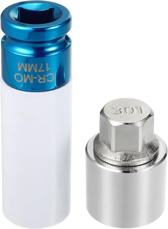 Photo 1 of  Vehicle 1 Set 301 Wheel Lock Lug Nut Anti Theft Lug Nut Screw Removal Socket Key for Mercedes Benz Wheel Lock Key with Protector Nut Socket