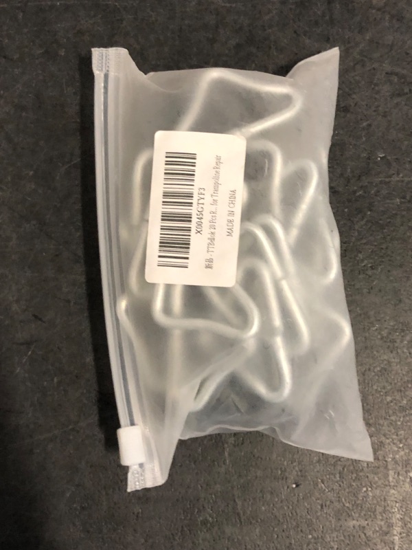 Photo 1 of 20 Pcs Replacement Trampoline Triangle Buckle, Strength Trampoline Triangle Rings Buckle V-Rings for Trampoline Repair