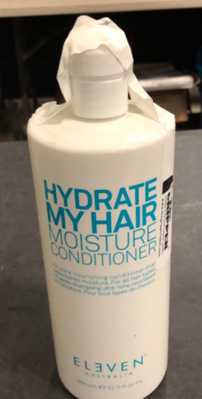 Photo 1 of ELEVEN AUSTRALIA Hydrate My Hair Moisturizing Conditioner - Nourishing Formula for Dry, Damaged Hair, Restores Hydration & Shine, Color-Safe, Sulfate & Paraben Free