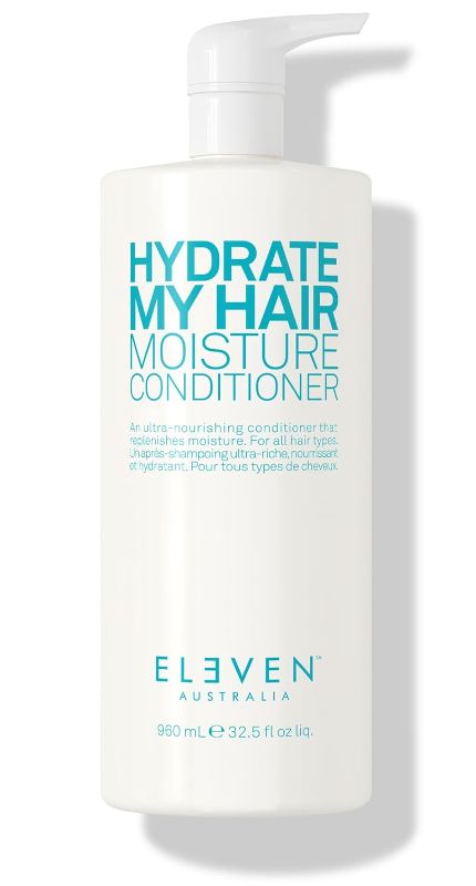 Photo 1 of ELEVEN AUSTRALIA Hydrate My Hair Moisturizing Conditioner - Nourishing Formula for Dry, Damaged Hair, Restores Hydration & Shine, Color-Safe, Sulfate & Paraben Free