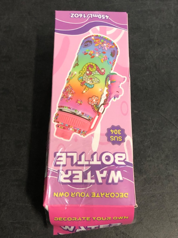 Photo 1 of EDSPORTSHOUSE Decorate Your Own Water Bottle Kits for Girls Age 4-6-8-10,Unicorn Painting Crafts,Fun Arts and Crafts Gifts Toys for Girls Birthday Christmas(Unicorn)