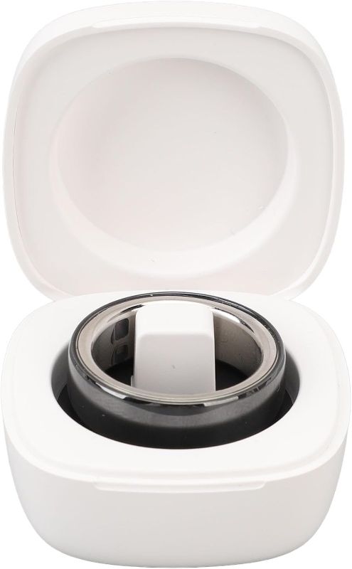 Photo 1 of Smart with Sleep Monitoring, Step Counting, Health Fitness Tracker Size 20 Ceramic Charging Case for Choice (Black)