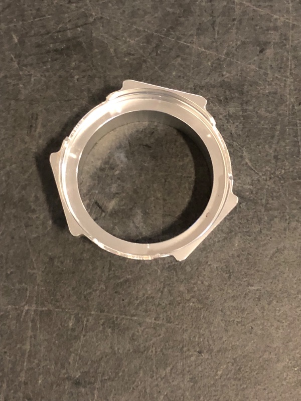 Photo 1 of Coffee Dosing Funnel 54mm Espresso Coffee Accessories Aluminum Metal for Breville Portafilter Hands-Free Silver