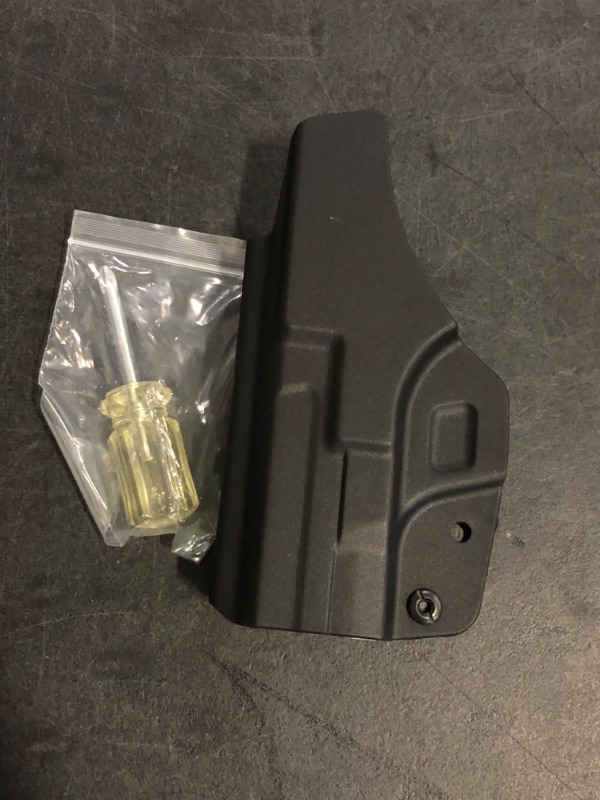 Photo 1 of IWB Holster Compatible with Glock 43, 43X, 43X MOS - Concealed Carry Holster with Concealment Claw Ideal for Appendix Inside Waistband