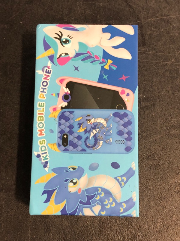Photo 1 of Kids Smart Phone for Girls Gifts - Toddler Christmas Birthday Gift for Age 3 4 5 6 Year Old, Kids Cell Phone Toy with Touchscreen, Dual Cameras, Learning, Kid Mp3 Player, Games with 32 GB Card