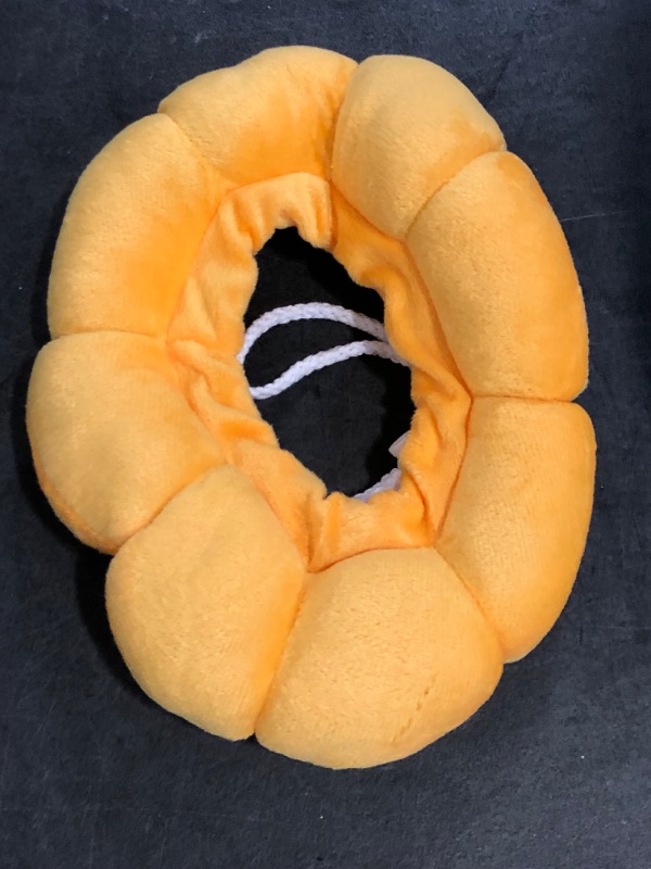 Photo 1 of (M) KUDES Cat Small Dog Recovery Collar, Cute Sunflower Neck Cone After Surgery, Adjustable Pet E Collar, Wound Healing Protective Cone Surgery Recovery Elizabethan Collars for Small Pets