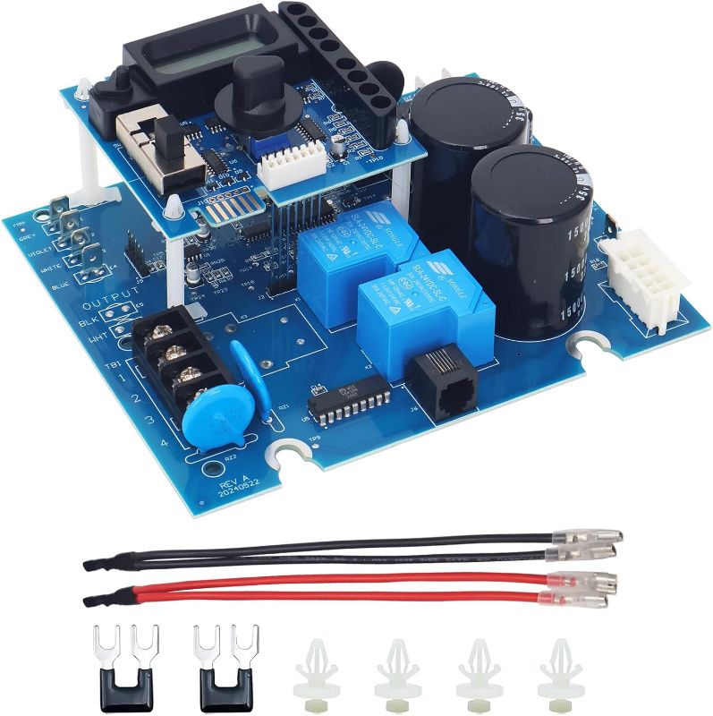 Photo 1 of GLX-PCB-RITE Main Circuit Board, GLX-PCB-DSP Display Board Compatible with Hayward, Goldline Aqua Rite Saltwater Chlorinator, GLX-PCB-RITE Circuit Board for Aqua Rite Systems, Blue