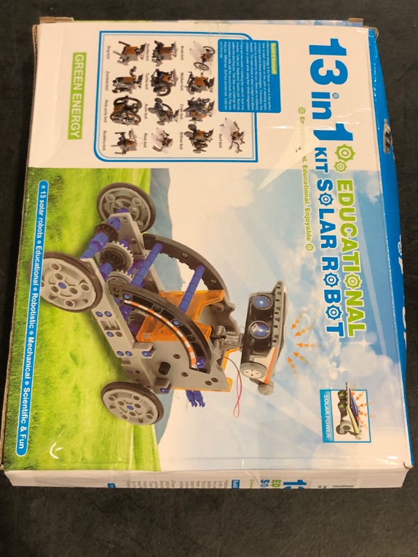 Photo 1 of STEM 13-in-1 Education Solar Power Robots Toys for Boys Age 8-12, Educational Toy Science Kits for Kids, Building Experiment Robotics Set STEM Project Gifts for 8 9 10 11 12 Years Old Boy Girls Teens