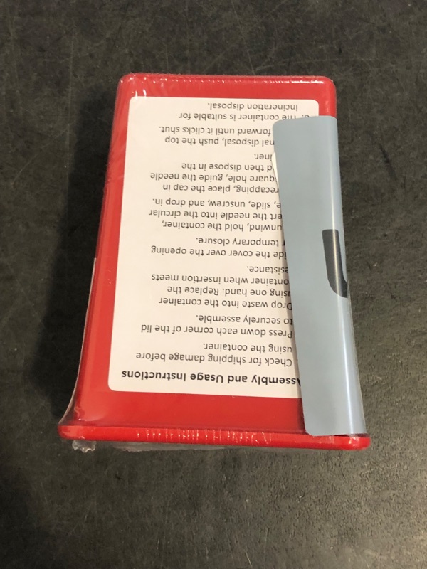 Photo 1 of Portable Needle Disposal and Travel Size Biohazard Bin