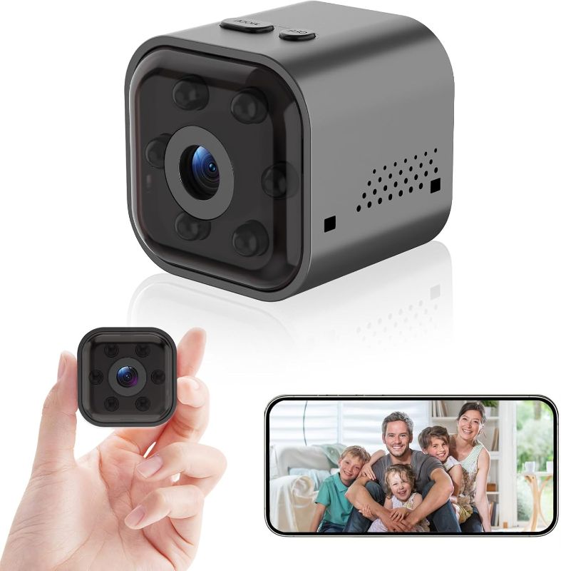 Photo 1 of Hidden Spy Camera - Nanny Cam - 1080P HD WiFi Wireless Security Camera - Best Mini Car Cameras for Surveillance - Surveillance Camera with Motion Detection and Night Vision