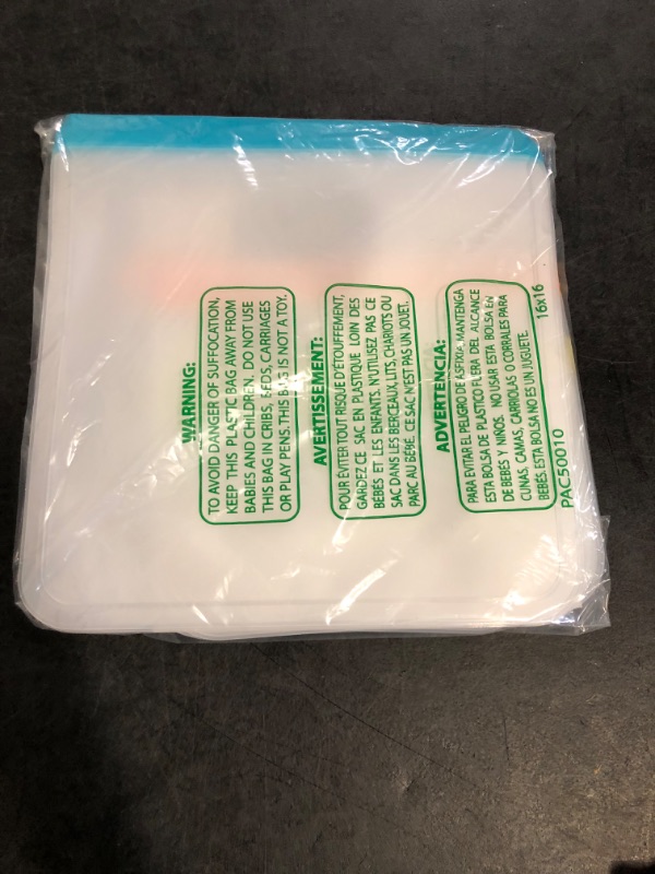 Photo 1 of 10 Pack Dishwasher Safe Reusable Bags, Leakproof Reusable Freezer Bags, BPA Free Food Storage Bags for Lunch Marinate Food Travel - 3 Gallon 3 Snack 4 Sandwich Bags