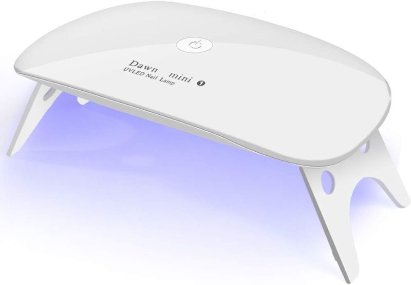 Photo 1 of Kepma UV LED Nail Dryer Mini lamp Portable Curing Light for Gel Nail Polish,6w(White)