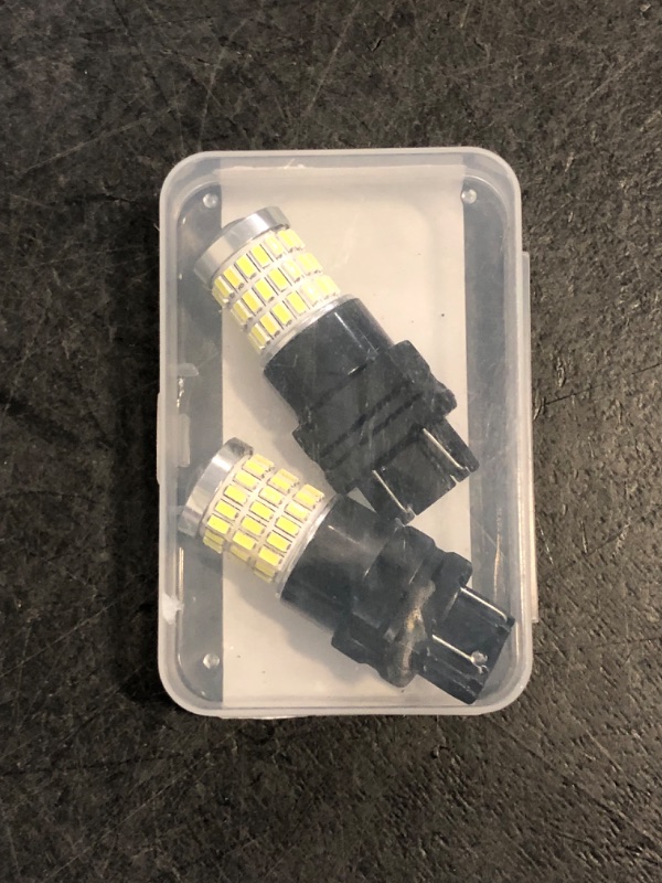 Photo 1 of iBrightstar 3157 LED Bulb White, 4157 3156 LED Reverse Light Bulbs Super Bright for Tail Brake Lights Backup Lights Turn Signal Lights, 2 Pack