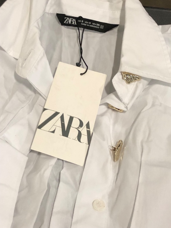 Photo 1 of (S) ZARA Womans DressUp Shirt
