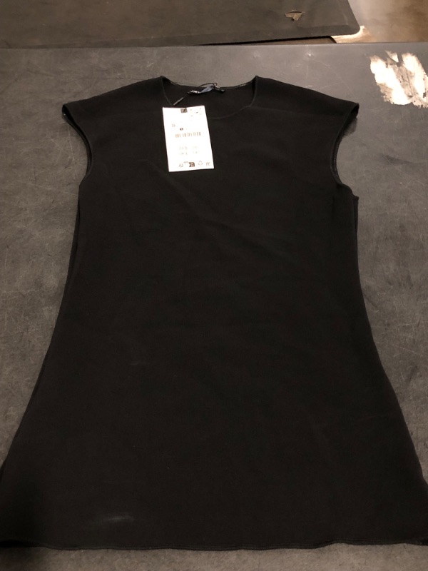 Photo 1 of (S) ZARA Black Womans Dressup Slim Shirt 