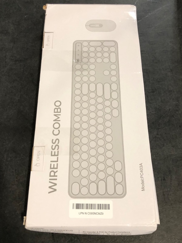 Photo 1 of Wireless Bluetooth Keyboard for Apple Mac OS – US QWERTY Layout, Scissor Keys Precise Typing, Rechargeable Battery, Extra-Long Working Time, Compatible with iMac/MacBook Pro/Mac Mini or iPad