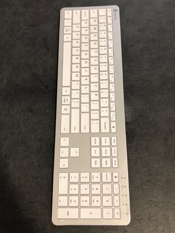 Photo 1 of Wireless Bluetooth Keyboard for Apple Mac OS – US QWERTY Layout, Scissor Keys Precise Typing, Rechargeable Battery, Extra-Long Working Time, Compatible with iMac/MacBook Pro/Mac Mini or iPad
